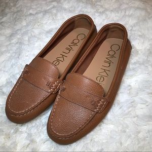 Calvin Klein Lunasi Leather Loafers